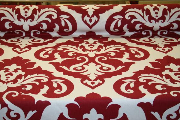 Prestigious Textiles Pattern Dramatic Color Ruby Interior Decorating Fabric - click to order