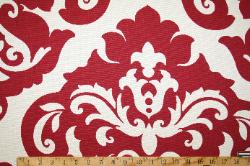 Order 18 x 18 inch sample of this Home Decor discount designer fabric from Schindler's Fabrics Prestigious Textiles Pattern Dramatic Color Ruby Interior Decorating Fabric