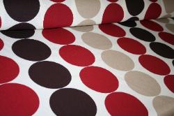 Prestigious Textiles Pattern Energy Color Ruby Interior Decorating Fabric - Angle View of this Discounted Home Decor fabric at Schindler's Upholstery Shop