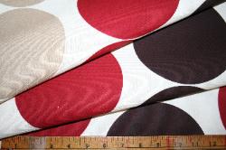 Pattern and texture closeup of this discount interior decorating fabric at Schindler's  - Prestigious Textiles Pattern Energy Color Ruby Interior Decorating Fabric