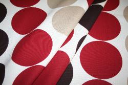 Draped Prestigious Textiles Pattern Energy Color Ruby Interior Decorating Fabric