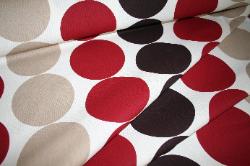 Prestigious Textiles Pattern Energy Color Ruby Interior Decorating Fabric, Folded Fabric View of this all purpose decorator's fabric at Schindler's Fabric