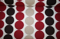Straight Down View of this Home Decor fabric at Schindler's Upholstery Shop - Prestigious Textiles Pattern Energy Color Ruby Interior Decorating Fabric