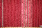 Get a sample of this Ralph Lauren Design Closeout Padma Stripe Color Red Jet Cotton Wool Linen Fabric