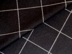 Ralph Lauren Pattern Scibner Tattersal color Charcoal Fabric