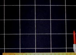 Ralph Lauren Pattern Scibner Tattersal color Navy Fabric Sample
