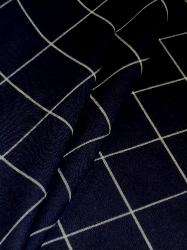 Ralph Lauren Scibner Tattersal color Navy RL-LLF65374F from Book: Lauren Estate