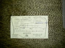 Schindlers Fabrics and Upholstery Shop Tag for this discount designer silk drapery fabric 