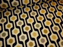 SMC Pattern Harris Color Ebony contemporary looking geometric stripe with chenille accents upholstery fabric