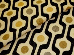 SMC Pattern Harris Color Ebony contemporary looking geometric stripe with chenille accents upholstery fabric