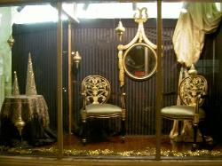 Window at Schindler's Fabrics and Upholstery Shop!!!