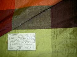 Schindlers Fabrics and Upholstery Shop Tag for this discount designer silk fabric