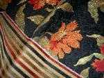 Swavelle Mill Creek Chenille Illianna Onyx and Lucky Stripe Aspen Coordinates