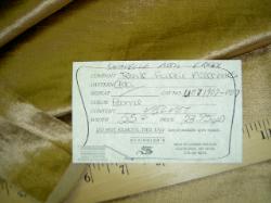 Schindlers Fabrics and Upholstery Shop Tag for this discount designer multipurpose fabric 