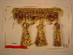 Tassel Trim Pattern Empire &7 Fringe Color E 82 Gold Mix - click to enlarge