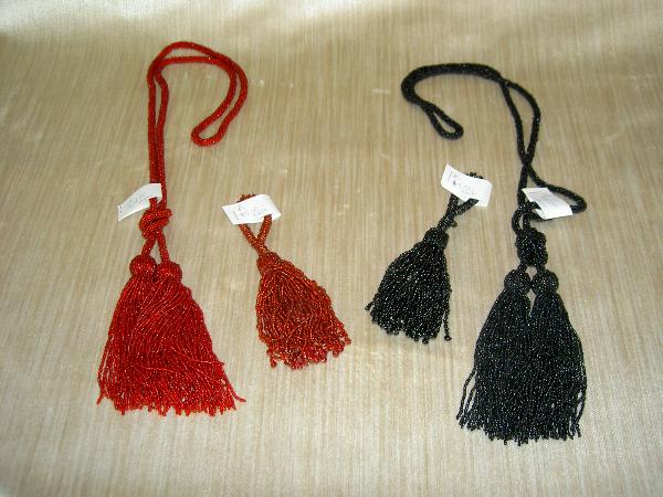 Tassel Beade with Elastic Loop