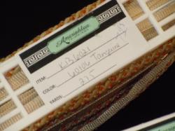 In Stock Ameriphlox Lip Cord trim pattern KB6021 Drapery, Upholstery and Decorating Cording, in orange and sand color 60106 Tangerine