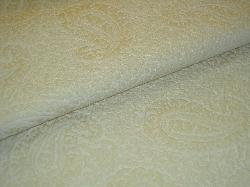 Closeup folded P Kaufmann Fabrics Pattern Jaisalmer Matalesse Color 203 Linen Home Decor Fabric